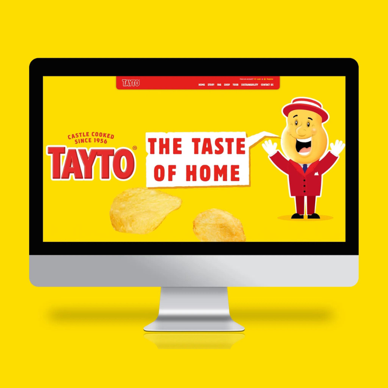 Tayto.com | A fresh look for an iconic brand